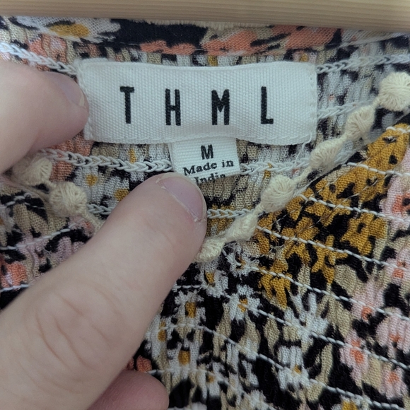 THML Floral Ruffle Top - Picture 6 of 7